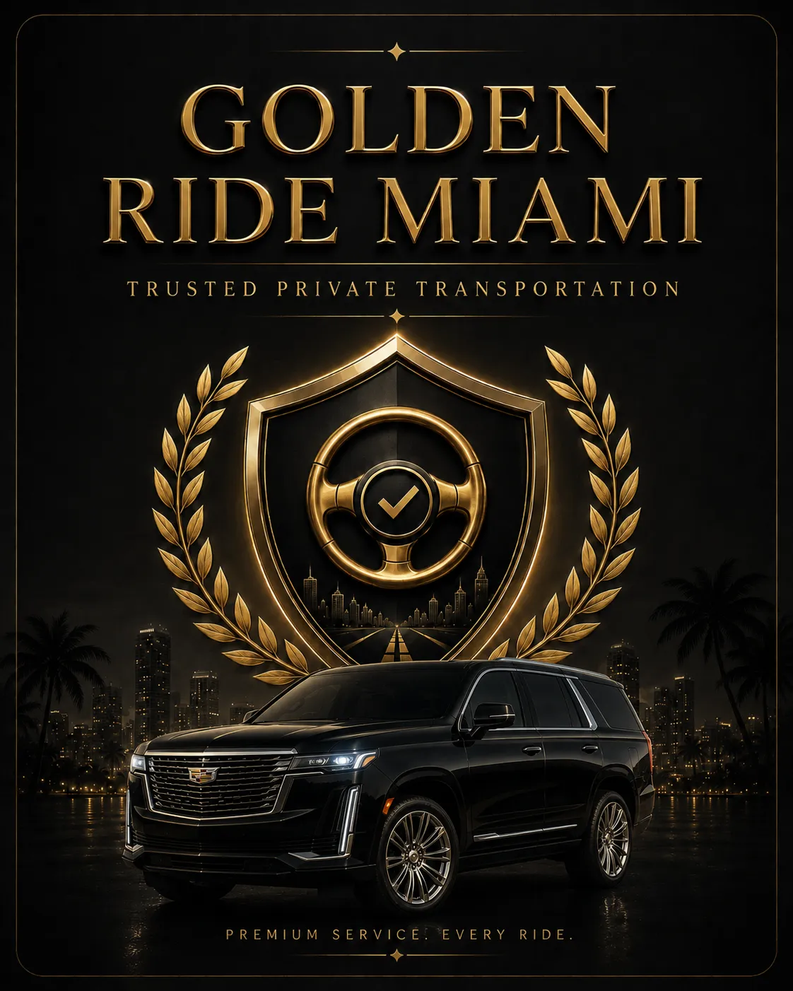 Golden Ride Miami Private Transportation
